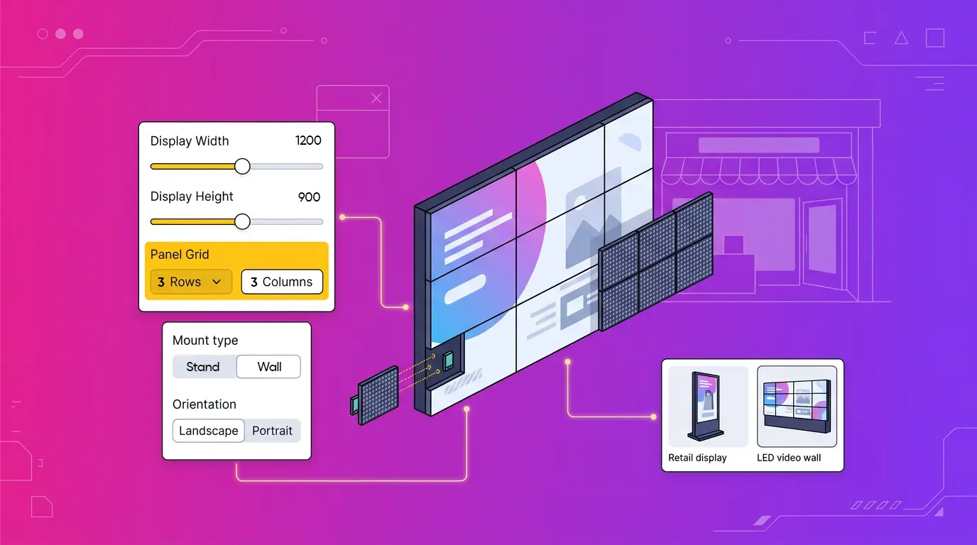 Product Configurators for Signage and Displays