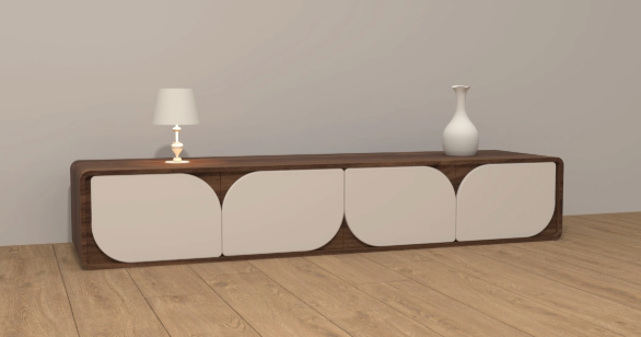 Curved Sideboard by configurator.tech